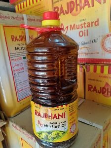 Rajdhani Kachi Ghani Mustard Oil Bottle