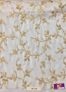 latest dyeable embroidered fabric