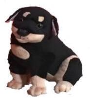 Polyester Rottweiler Puppy Toys