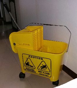Single Mop Bucket Cleaning Cart Trolley