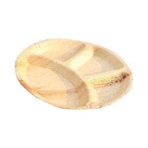 Areca Leaf 4 Partition Plate