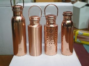 Copper bottle with handle