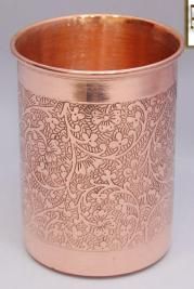 Copper Embossed Tumbler