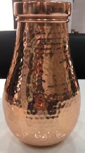 Copper Hammered Bedside Bottle