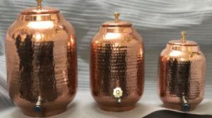 Copper Hammered Water Tank