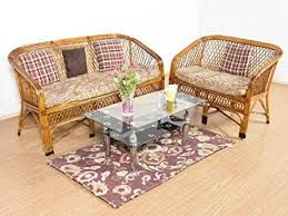 Cane Sofa Set