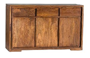 wooden 3 drawer cabinet