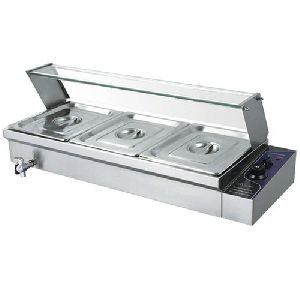 Stainless Steel 3 Bowl Bain Marie