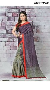 Bhagalpuri Silk Printed Saree