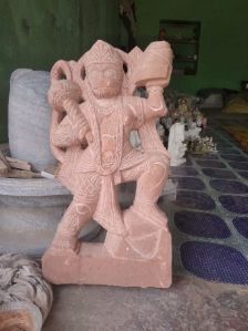 Sandstone Hanuman Statue