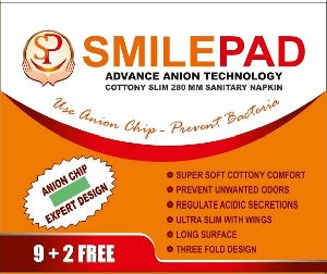 Smilepad Cottony Advance Anion Technology Sanitary Napkins