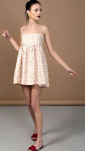 Jacquard Tube Short Dress