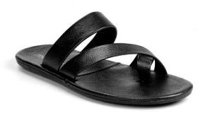 Mens Black Slippers