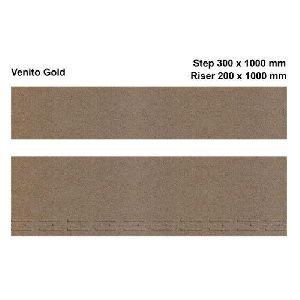Venito Gold Full Body Step Riser Tiles