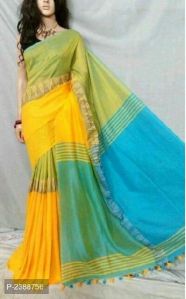 Designer Madhubani Khadi Sarees