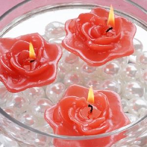 Rose candle