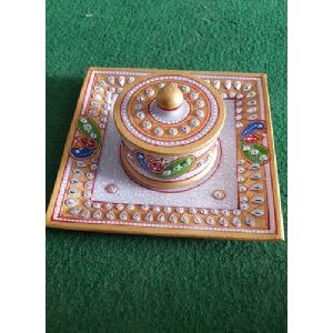 Marble Tray with Bowl