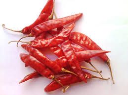 natural dry red chilli