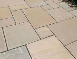 Autumn Brown Sandstone Paving