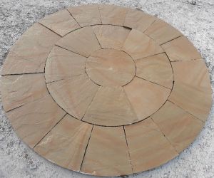 Circle Stone Paving