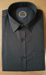 mens black cotton shirt