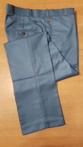 Mens Blueish Grey Formal Trouser