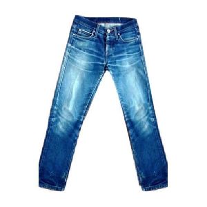 Mens Faded Denim Jeans