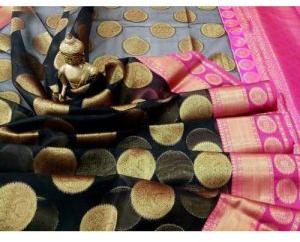 Banarasi Kora Muslin Saree