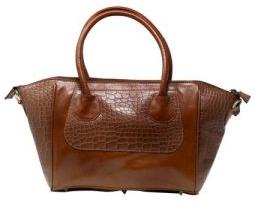 Brown Ladies Leather Shoulder Bag