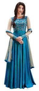 Anarkali Salwar Suits F1129 Sky Blue