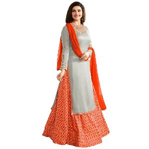 Anarkali Salwar Suits F1174 Grey