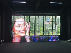 Transparent led display screen