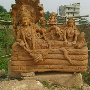 Sandstone Vishnu Statue