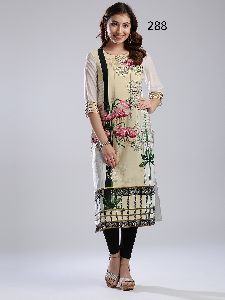 crepe kurtis