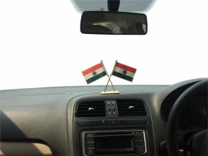 Car Dashboard Flag Cross -1