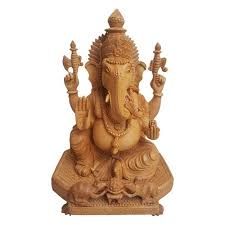 Handicraft Chowki Ganesha Statue