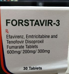 EFAVIRENZ, EMTRICITABINE & TENOFOVIR DISOPROXIL FUMARATE TABLETS 600 mg/200mg/300mg (FORSTAVIR-3)