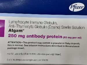 Lymphocyte Immune Globulin, Anti-Thymocine) Sterile Solution 250mg ( Atgam )