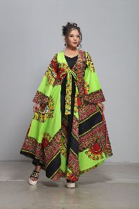 jackets and shrugs in african prints