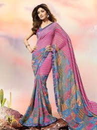 Printed saree