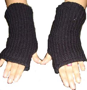 Fingerless Thumb Hole Gloves