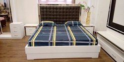 wooden double beds