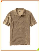 Mens Plain Brown Polo T-Shirts