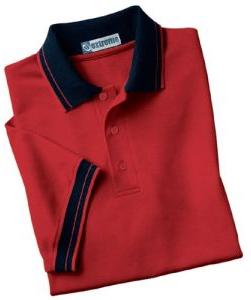 Mens Plain Red Polo T-Shirts