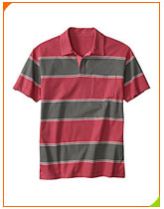 Mens Striped Polo T-Shirts