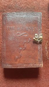 Leather diary hand made