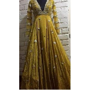 Designer Embroidered gown