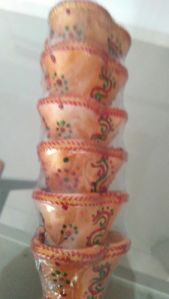 Clay Diya Set of 6