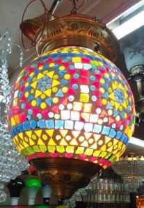 Glass Hanging Lantern