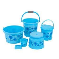 plastic bathroom set